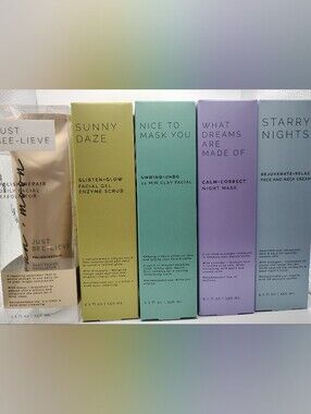 Sun n Moon Facial Exfoliate, Cleanser, & Mask Set Of 5 BNIB